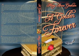 Click to view the full-sized paperback cover of <i>A Golden Forever</i>.